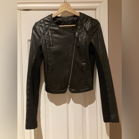 NEW Mackage black leather jacket, size XS - Picture 1 of 16